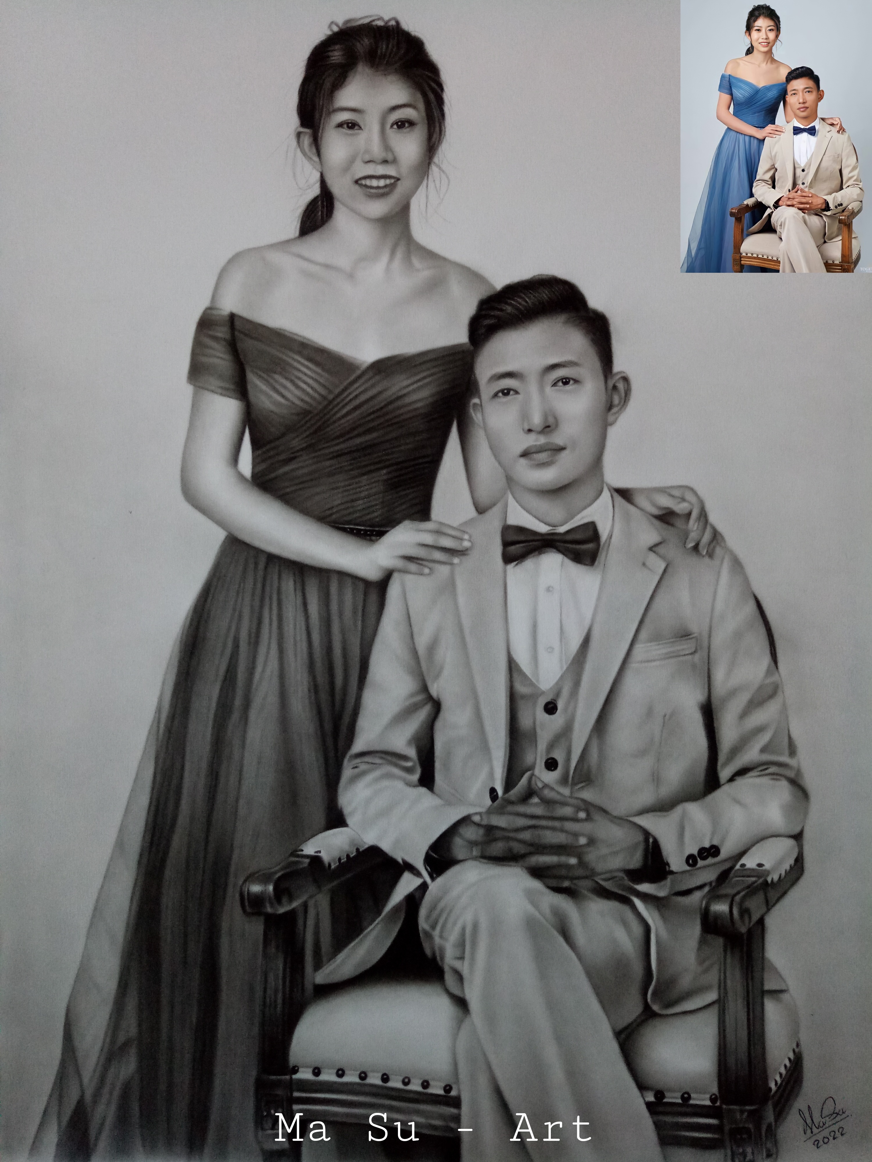 Formal Couple Portrait